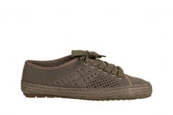 Espadryle Emu Agonis Mac Smoke 119194, Zielony, Materiał - 36. Zielone espadryle damskie EMU, bez wzorów, z bawełny, wakacyjne, bez obcasa, bez zapięcia. W wyprzedaży za 224.10 zł.