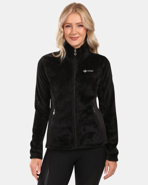 Damska ciepła bluza Kilpi SKATHI-W. Czarne bluzy damskie Kilpi, bez wzorów, z materiału, bez kaptura. Za 370.41 zł.