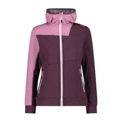 Bluza damska z kapturem CMP. Czerwone bluzy sportowe damskie CMP, bez wzorów, z kapturem, trekkingowe. Za 274.00 zł.