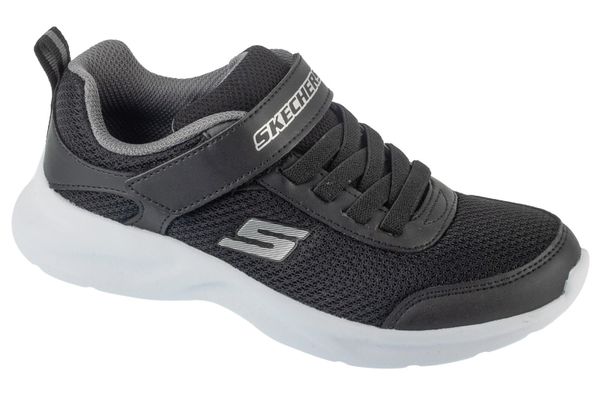 Buty sportowe Sneakersy chłopięce, Dynamatic. Czarne trampki i tenisówki chłopięce Skechers, bez wzorów, z materiału, sportowe, przed kostkę, bez zapięcia. Za 149.99 zł.