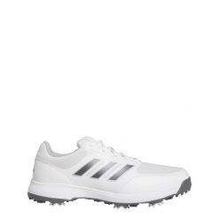 Tech Response 3.0 Wide Golf Shoes. Białe buty sportowe męskie Adidas, z materiału, bez zapięcia, na golfa. Za 369.00 zł.