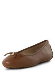 Lauren Ralph Lauren Skórzane baleriny - Jayna Kobiety skóra brązowy, 8. Brązowe baleriny damskie Lauren Ralph Lauren, bez wzorów, ze skóry, bez obcasa. Za 549.95 zł.