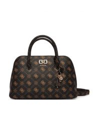 Guess Torebka Emelie Logo HWGP99 28060 Brązowy. Brązowe torebki do ręki damskie Guess, z aplikacjami, ze skóry, bez dodatków. Za 749.99 zł.