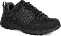 Buty trekkingowe dla mężczyzn Regatta SAMARIS II LOW. Czarne trekkingi męskie Regatta, trekkingowe. Za 241.49 zł.