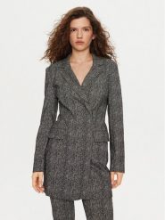 STAUD Sukienka dzianinowa Greenwich R24F7105HS Szary Slim Fit. Szare sukienki damskie STAUD, l, bez wzorów, z dzianiny, bez kołnierzyka, bez ramiączek. Za 1,179.00 zł.