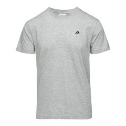 T-shirt Męski Mando. Szare t-shirty męskie MARTES ESSENTIALS, m, bez wzorów, z bawełny, klasyczne, bez kołnierzyka. Za 47.99 zł.