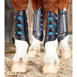 Buty przednie dla koni Premier Equine Super Lite Carbon Tech. Czarne obuwie sportowe damskie PREMIER EQUINE, bez wzorów, do jazdy konnej. Za 427.50 zł.