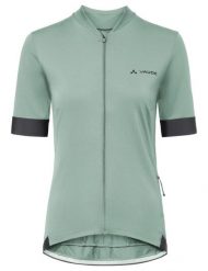Koszulka damska Kuro FZ Tricot II. Zielone koszulki sportowe damskie Vaude, bez wzorów, z materiału, bez kołnierzyka, bez ramiączek, na fitness i siłownię. Za 339.00 zł.