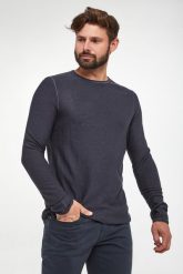 Sweter męski wełniany Larso JOOP! JEANS. Swetry przez głowę męskie JOOP! Jeans, l, bez wzorów, z jeansu, bez kołnierzyka. W wyprzedaży za 473.85 zł.