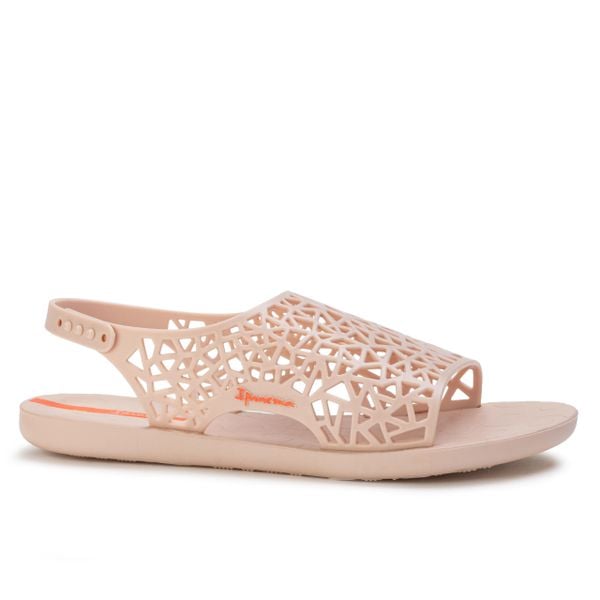 Sandały damskie Ipanema 26679 SHAPE. Czerwone sandały damskie Ipanema, w ażurowe wzory, z materiału, bez obcasa, bez zapięcia. Za 79.00 zł.
