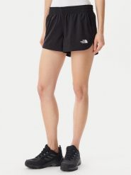 The North Face Szorty sportowe Flex NF0A8BPV Czarny Regular Fit. Czarne szorty sportowe damskie The North Face, s, bez wzorów, z syntetyku, sportowe, trekkingowe. Za 119.99 zł.