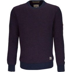 Sweter w kolorze granatowo-czerwonym. Czerwone swetry przez głowę męskie Camel Active, m, bez wzorów, z bawełny, bez kołnierzyka. W wyprzedaży za 197.95 zł.