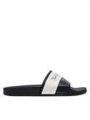 KARL LAGERFELD Klapki KL70023 Czarny. Czarne klapki męskie KARL LAGERFELD, z tworzywa sztucznego. Za 219.99 zł.