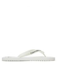 Calvin Klein Jeans Japonki Beach Sandal Transparent Tpu YM0YM01267 Biały. Białe klapki męskie Calvin Klein Jeans, z jeansu. Za 89.99 zł.