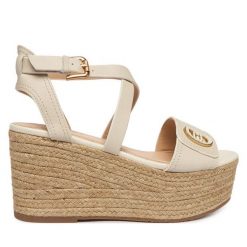 Espadryle Liu Jo. Białe espadryle damskie Liu Jo, bez wzorów, bez obcasa, bez zapięcia. Za 559.99 zł.
