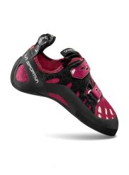 Buty wspinaczkowe damskie La Sportiva Tarantula. Czerwone obuwie sportowe damskie La Sportiva, bez wzorów, z gumy, na fitness i siłownię. Za 401.49 zł.