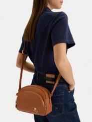 Beverly Hills Polo Club Torebka CEO-BHPC-C-013-09 Brązowy. Brązowe listonoszki damskie Beverly Hills Polo Club, bez wzorów, z materiału, bez dodatków. Za 158.99 zł.