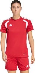 Adidas Koszulka damska adidas Tiro 26 League Jersey czerwona KB1336 M. Czerwone t-shirty damskie Adidas, m, bez wzorów, z jersey, bez kołnierzyka. Za 117.71 zł.