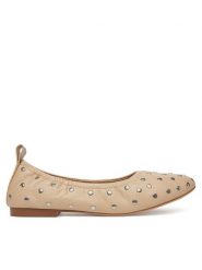 Badura Baleriny HEATHER-LT249060-56 Beżowy. Brązowe baleriny damskie Badura, bez wzorów, ze skóry, bez obcasa. Za 299.99 zł.