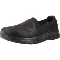 Buty SKECHERS GRACEFUL - LEANING I Czarny. Czarne obuwie sportowe damskie Skechers, bez wzorów, z syntetyku, trekkingowe, Skechers Sport. Za 249.99 zł.