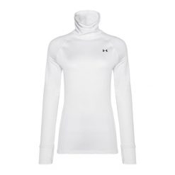 Bluza damska Under Armour Train CW Funnel Neck. Białe bluzy sportowe damskie Under Armour, xl, bez wzorów, bez kaptura, na fitness i siłownię. Za 159.99 zł.