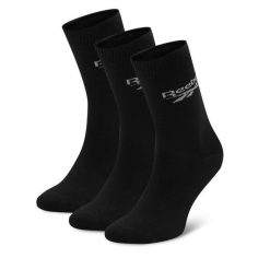 Skarpety długie Reebok. Czarne skarpety męskie Reebok, bez wzorów. Za 44.99 zł.