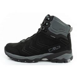 Buty trekkingowe CMP Melnick 3Q18587 U901 czarne. Czarne trekkingi męskie na zimę, za kostkę. Za 588.17 zł.