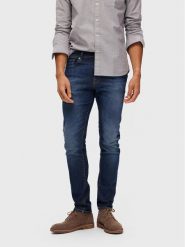 Selected Homme Jeansy Leon 16088264 Granatowy Slim Fit. Niebieskie jeansy męskie Selected Homme. Za 369.99 zł.