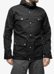 Kurtka outdoorowa męska Fjallraven Greenland Jacket. Czarne kurtki męskie Fjällräven, m, bez wzorów, z bawełny. Za 1,203.70 zł.