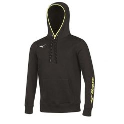 Bluza z kapturem Mizuno Team. Czarne bluzy męskie Mizuno, bez wzorów, z poliesteru, z kapturem. Za 264.00 zł.
