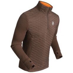 Sweter rozpinany do połowy Daehlie Sportswear Comfy 2.0. Brązowe kardigany męskie DAEHLIE, s, bez wzorów, z dzianiny, sportowe. Za 530.50 zł.