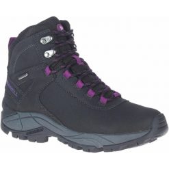 Buty Trekkingowe Damskie Merrell Vego Mid LTR Waterproof. Czarne trekkingi damskie Merrell, trekkingowe. Za 575.35 zł.