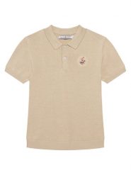 Beverly Hills Polo Club Polo 76B5W0031 Beżowy Regular Fit. Brązowe t-shirty dla chłopców Beverly Hills Polo Club, bez wzorów, z bawełny, bez ramiączek. Za 114.99 zł.