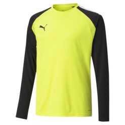 Bluza piłkarska chłopięca Puma Teampacer Gk. Białe bluzy dla chłopców Puma, bez wzorów, z poliesteru, bez ramiączek, bez kaptura. Za 105.00 zł.