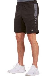 Szorty Erima Worker Six Wings. Czarne szorty męskie Erima, s, bez wzorów, z materiału. Za 246.99 zł.
