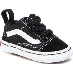 Sneakersy VANS - Old Skool Crib VN0A3U8K6BT1 Black/True White. Czarne półbuty chłopięce Vans, bez wzorów, z materiału, bez zapięcia. Za 119.00 zł.