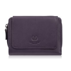 Portfel damski skórzany fioletowy duży w orientacji poziomej z RFID Paolo Peruzzi SL-07-VI. Fioletowe portfele damskie Paolo Peruzzi, bez wzorów, ze skóry. Za 89.00 zł.