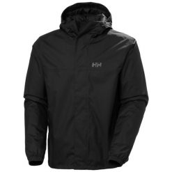 Kurtka wodoodporna z kapturem Helly Hansen Vancouver Fleece Lined. Czarne kurtki męskie Helly Hansen, m, bez wzorów, z polaru, z kapturem. Za 843.00 zł.