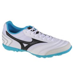 Buty piłkarskie - turfy męskie, Mizuno Mrl Sala Club Tf. Żółte buty sportowe męskie Mizuno, z gumy, bez zapięcia, do piłki nożnej. W wyprzedaży za 277.25 zł.