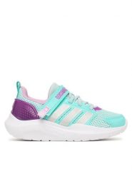 Adidas Sneakersy Lightorama Runner Shoes Children KJ9715 Turkusowy. Niebieskie buty sportowe dziewczęce Adidas, bez wzorów, z materiału, bez zapięcia. Za 259.99 zł.