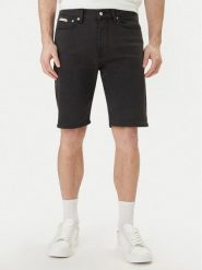 Calvin Klein Jeans Szorty jeansowe LV04RF921G Czarny Regular Fit. Czarne szorty męskie Calvin Klein Jeans, m, bez wzorów, z bawełny. Za 289.99 zł.