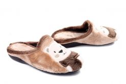 Sanital Flex Z32058X cream, klapki damskie. Brązowe klapki damskie Sanital-Flex, bez wzorów, bez obcasa. Za 129.90 zł.