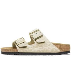 Kapcie Birkenstock Arizona Synthetics Damskie. Brązowe kapcie damskie Birkenstock, bez wzorów. Za 289.00 zł.