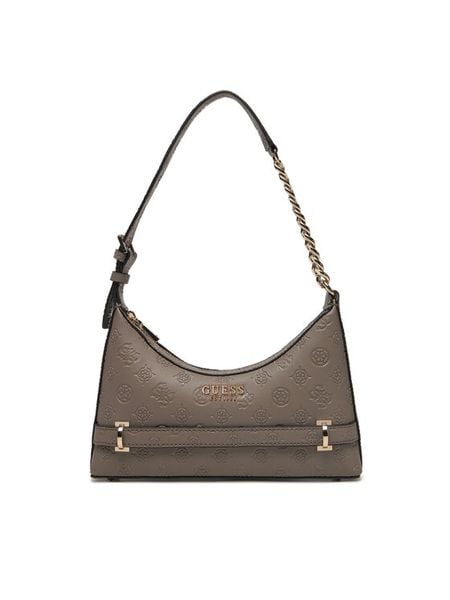 Guess Torebka HWPD96 30180 Brązowy. Brązowe torebki do ręki damskie Guess, z aplikacjami, ze skóry, bez dodatków. Za 309.99 zł.