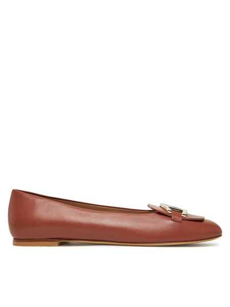 Aigner Baleriny Madeleine 3A 1251310 Brązowy. Brązowe baleriny damskie Aigner, bez wzorów, ze skóry, bez obcasa. Za 875.99 zł.
