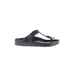 Japonki damskie Birkenstock Gizeh Eva. Czarne klapki damskie Birkenstock, bez wzorów, z materiału, bez obcasa. Za 313.00 zł.