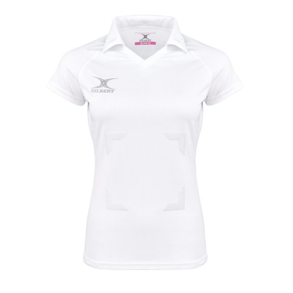 Damska koszulka polo Gilbert Eclipse Hook and Loop. Niebieskie koszulki sportowe damskie gilbert, xl, bez wzorów, z materiału, bez kołnierzyka, bez ramiączek, na fitness i siłownię. Za 220.50 zł.