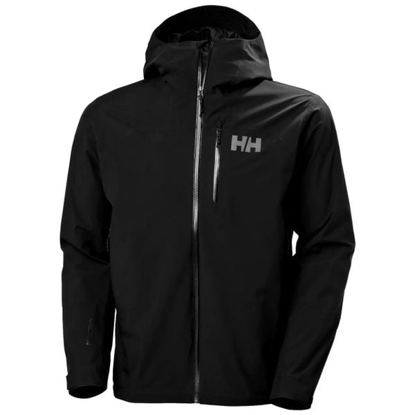 Kurtka narciarska Helly Hansen Loke 2L Shell. Czarne kurtki męskie Helly Hansen, l, bez wzorów, z poliesteru, bez kaptura, narciarskie. Za 856.00 zł.