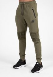 Spodnie fitness męskie Gorilla Wear Delta Pants. Zielone spodnie sportowe męskie GORILLA WEAR, m, bez wzorów, z bawełny, na fitness i siłownię. Za 231.30 zł.