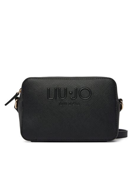 Liu Jo Torebka AA6153 ES029 Czarny. Czarne listonoszki damskie Liu Jo, bez wzorów, ze skóry, bez dodatków. Za 328.99 zł.